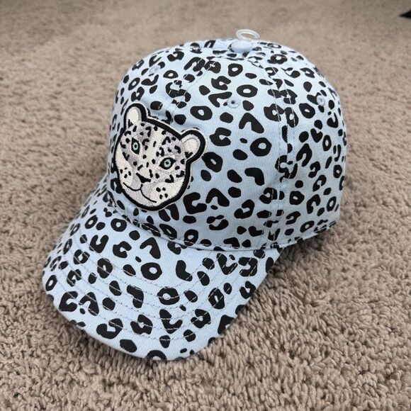 Snow Leopard Hat Explore By Lids Baseball Golf Dad Hat Adjustable Strapback Blue - Picture 1 of 8